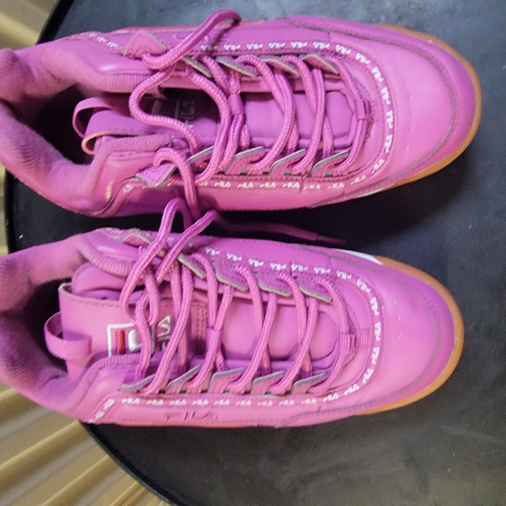 Fila Pink Athletic Shoes